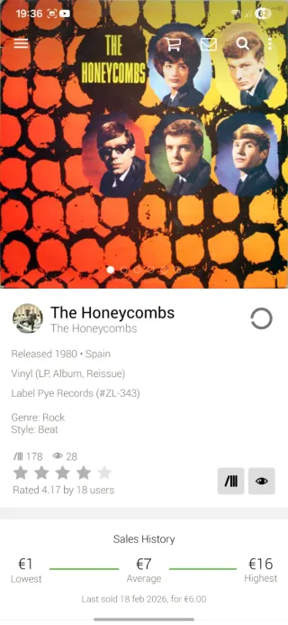 Vinilo The Honeycombs