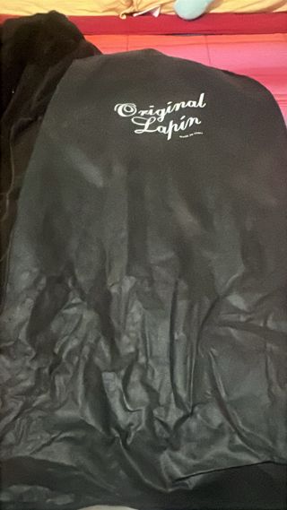 Pelliccia vera lapin marrone taglia 44