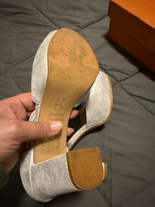 Sandalias Gadea Plata