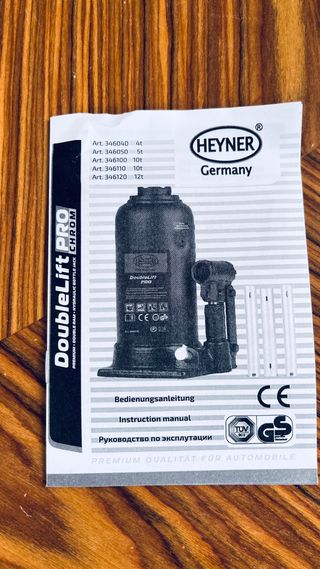 Gato Hidráulico Heyner PRO 10T