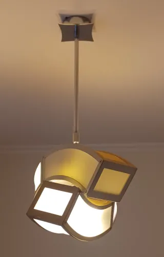 Lámpara de techo moderna diseño curvo