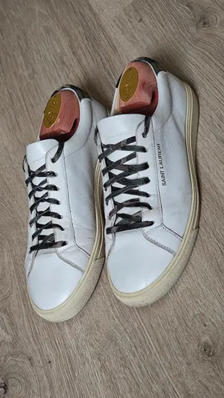 Saint Laurent Court Classic SL/06 Blancas auténtic