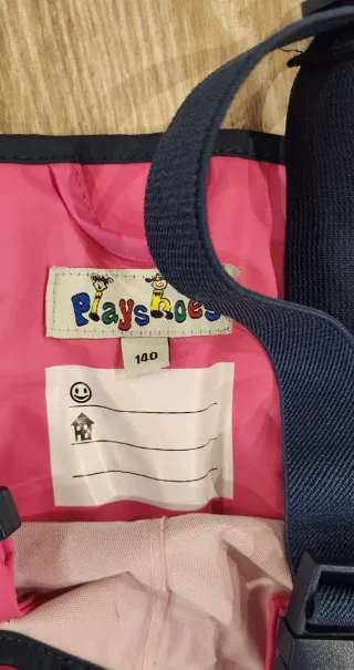 Pantalón impermeable infantil rosa