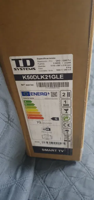TD Systems Smart TV 50 Android 14 4K HDR