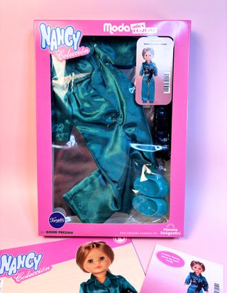 Nancy Colección Mono Raso Verde Años 60-80