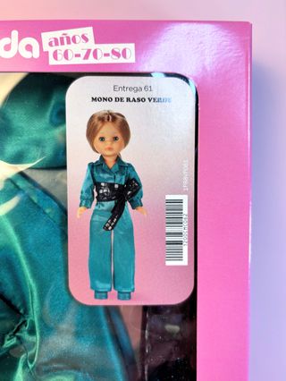 Nancy Colección Mono Raso Verde Años 60-80