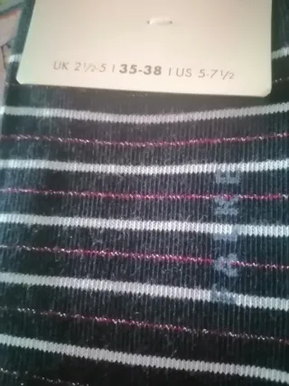 Calcetines Falkne S Rayas Brillo Talla 35-38