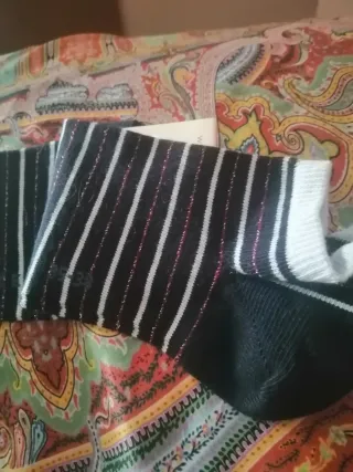 Calcetines Falkne S Rayas Brillo Talla 35-38