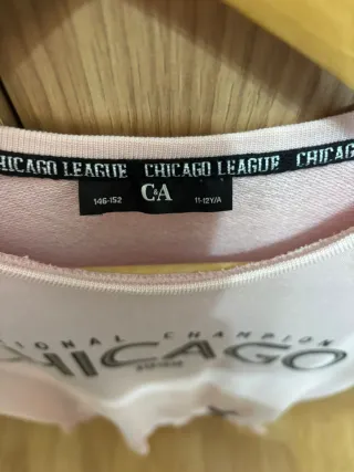 Vestido/sudadera rosa C&A Chicago National Champio