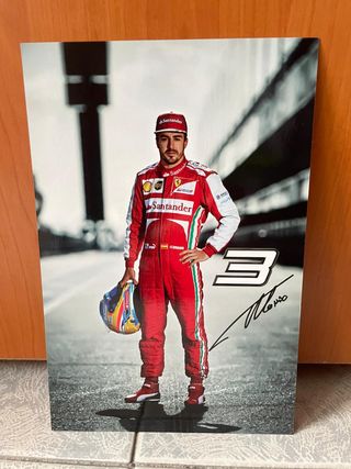 Cartolina Scuderia Ferrari 2013 Fernando Alonso
