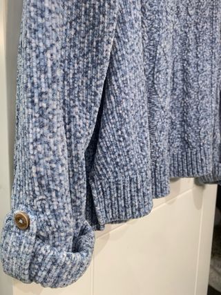 Jersey Celeste Mantaray Trenzado