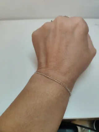 Pulsera Corazón Roja y Plateada