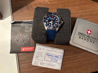 Reloj Swiss Military Hanowa Azul y Plateado