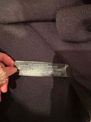 Vestido negro Massimo Dutti