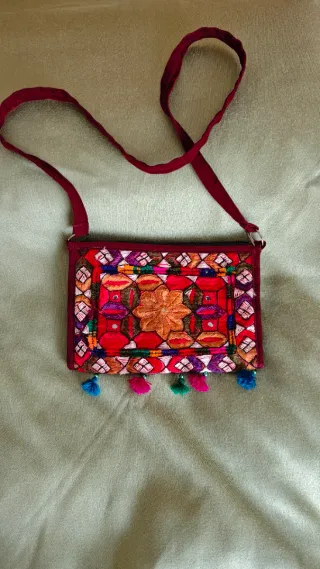 Bolso étnico artesanal hindú nuevo