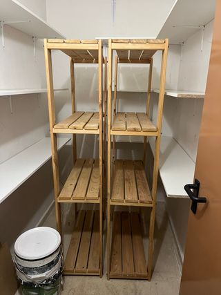 Estantería IVAR madera pino IKEA (dos estanterías)