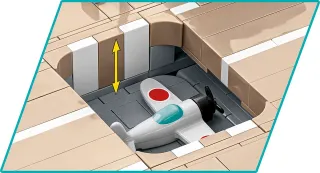 Cobi IJN Akagi Portaaviones escala 1:300