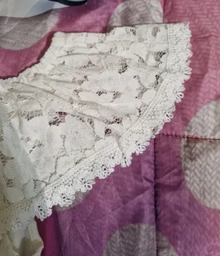 Abito donna pizzo bianco taglia unica