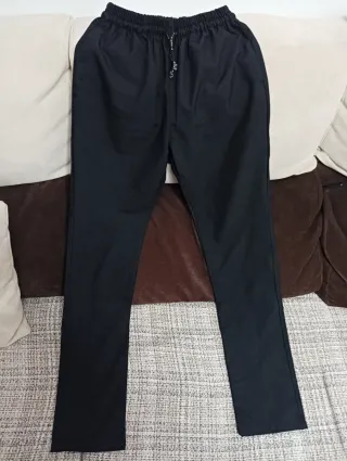 Pantalón de cocina negro