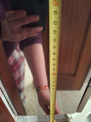 Armario metálico baño espejo 1 puerta