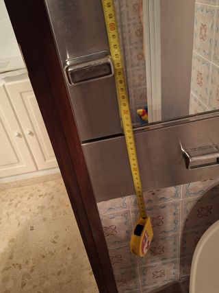 Armario metálico baño espejo 1 puerta