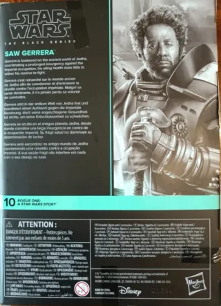 Star Wars Black Series Saw Gerrera Rogue One