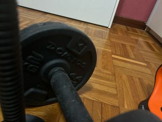 Pesas Mancuernas y Barra Deporte