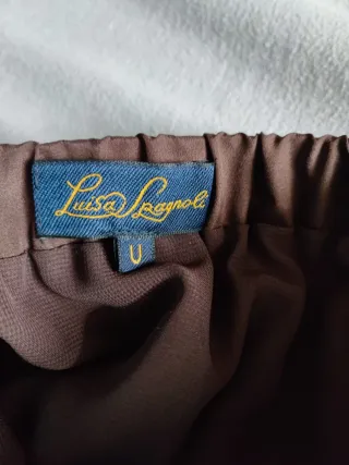 Gonna plissettata Luisa Spagnoli marrone