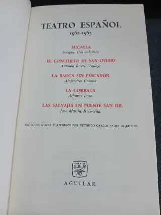 Teatro Español 1962-1963