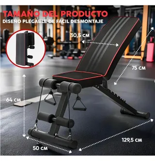 BANCO DE GIMNACIO REGULABLE