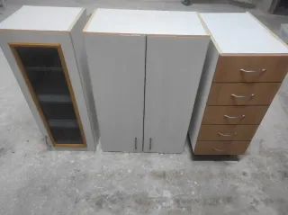 Armarios de cocina madera y cristal