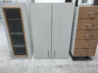 Armarios de cocina madera y cristal