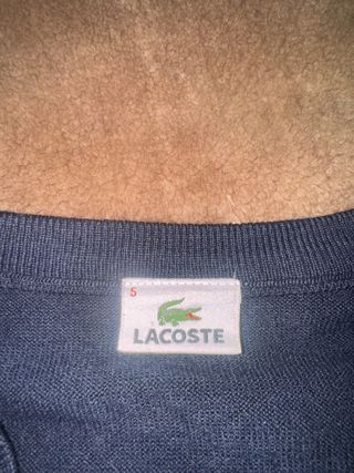 Jersey Lacoste Azul V-Neck