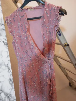 Vestido largo estampado floral verano