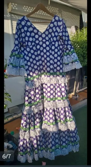 Vestido Flamenca Lunares Canastero.