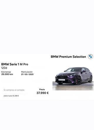 BMW Serie 1 M Pro 2025