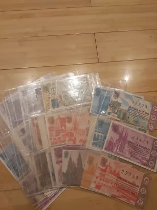 Lotería Nacional 1962 faltan 4 piezas