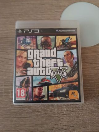 PlayStation 3 Fat 80gb + Grand theft auto V.