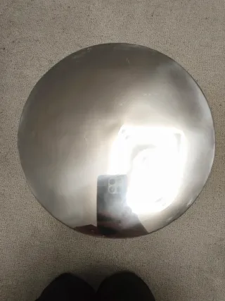 Tavolino ausiliario in acciaio inossidabile Zara Home