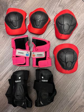 Patines 4 ruedas niña talla 35 + Casco