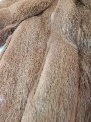 Cazadora bomber de piel marrón