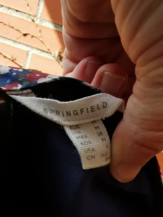 Vestido Springfield floral Talla M