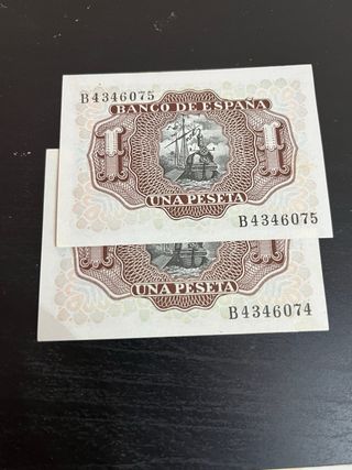 Billete 1 Peseta España 1953