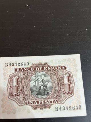 Billete 1 Peseta España 1953