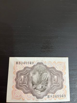 Billete 1 Peseta España 1951