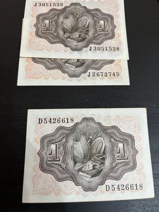 Billete 1 Peseta España 1951