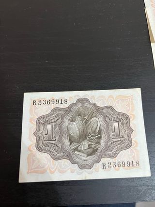Billete 1 Peseta España 1951