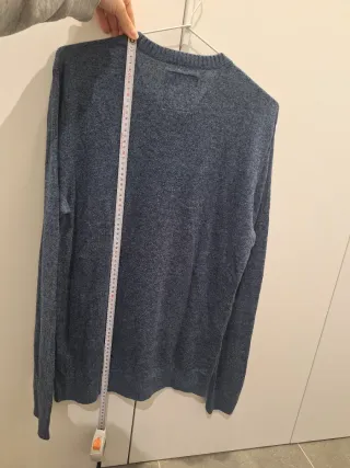 Jersey Hollister Azul Jaspeado Talla M