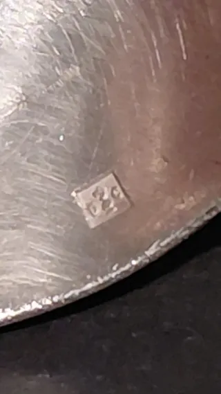 Set 8 cucchiai antichi placcati