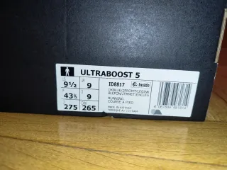 Adidas Ultraboost 5 Talla 43 1/3 Azul